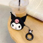 Wholesale Cute Design Cartoon Silicone Cover Skin for Airpod (1 / 2) Charging Case (Black Kitty)